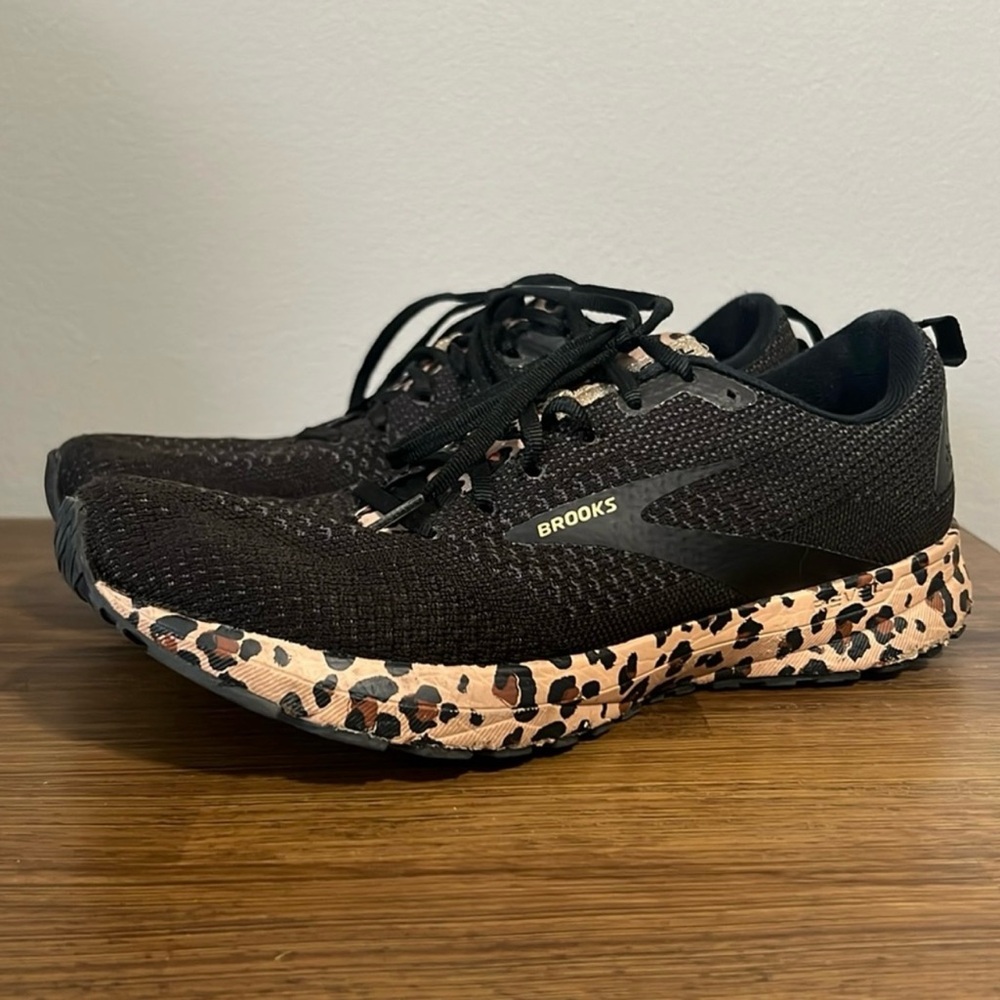 Brooks Women's Black Leopard Running Shoes